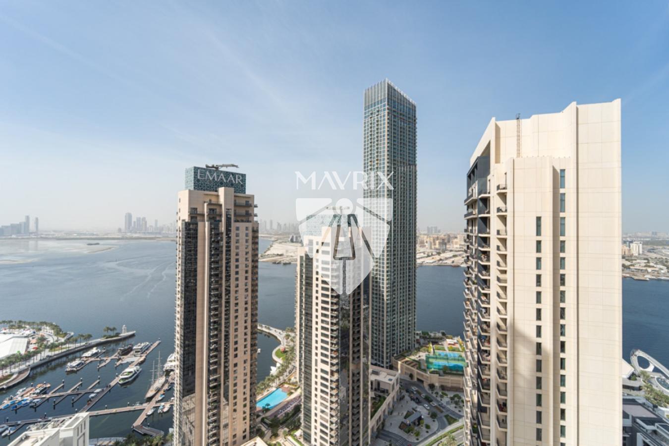 Creek Marina Skyline Views | Unfurnished | Vacant