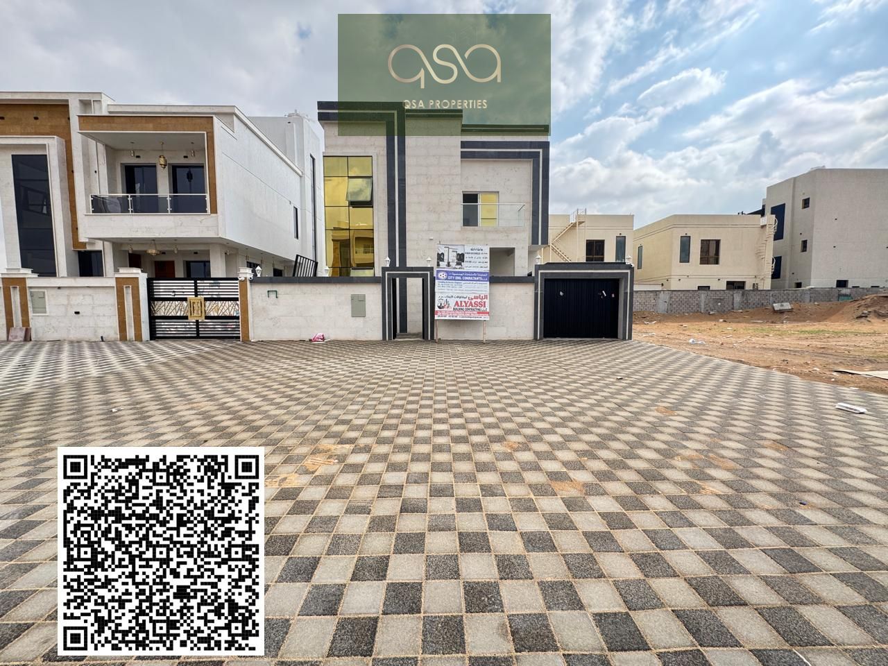 For rent at the best price: a brand new commercial villa, first occupancy, in a prime and strategic location on a main street