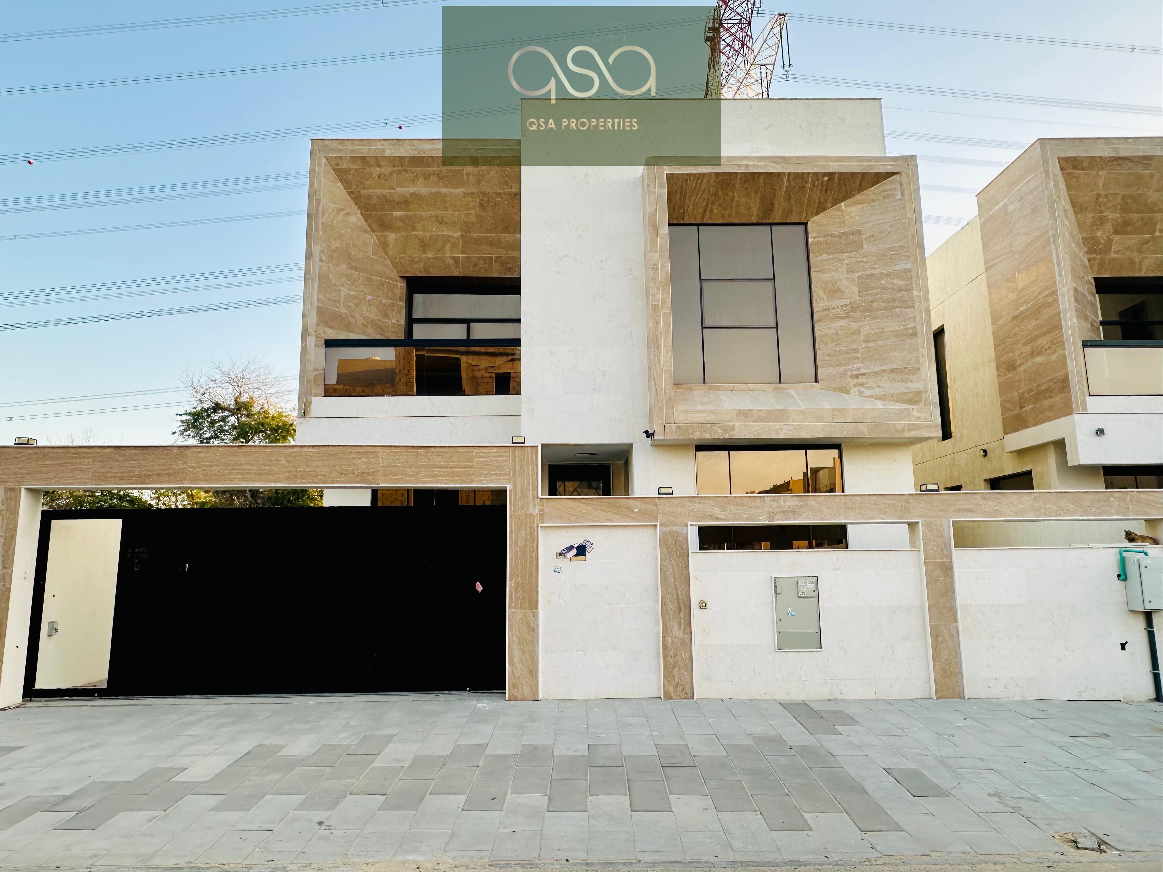 For lovers of luxury and elegance, a luxurious villa in the Al Yasmin area.