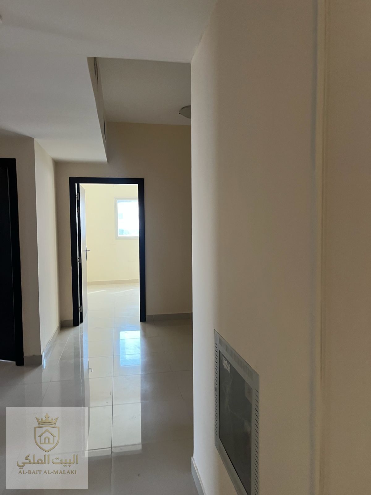 For rent in Al Taawun, prime location, two bedrooms and a living room for 48,000