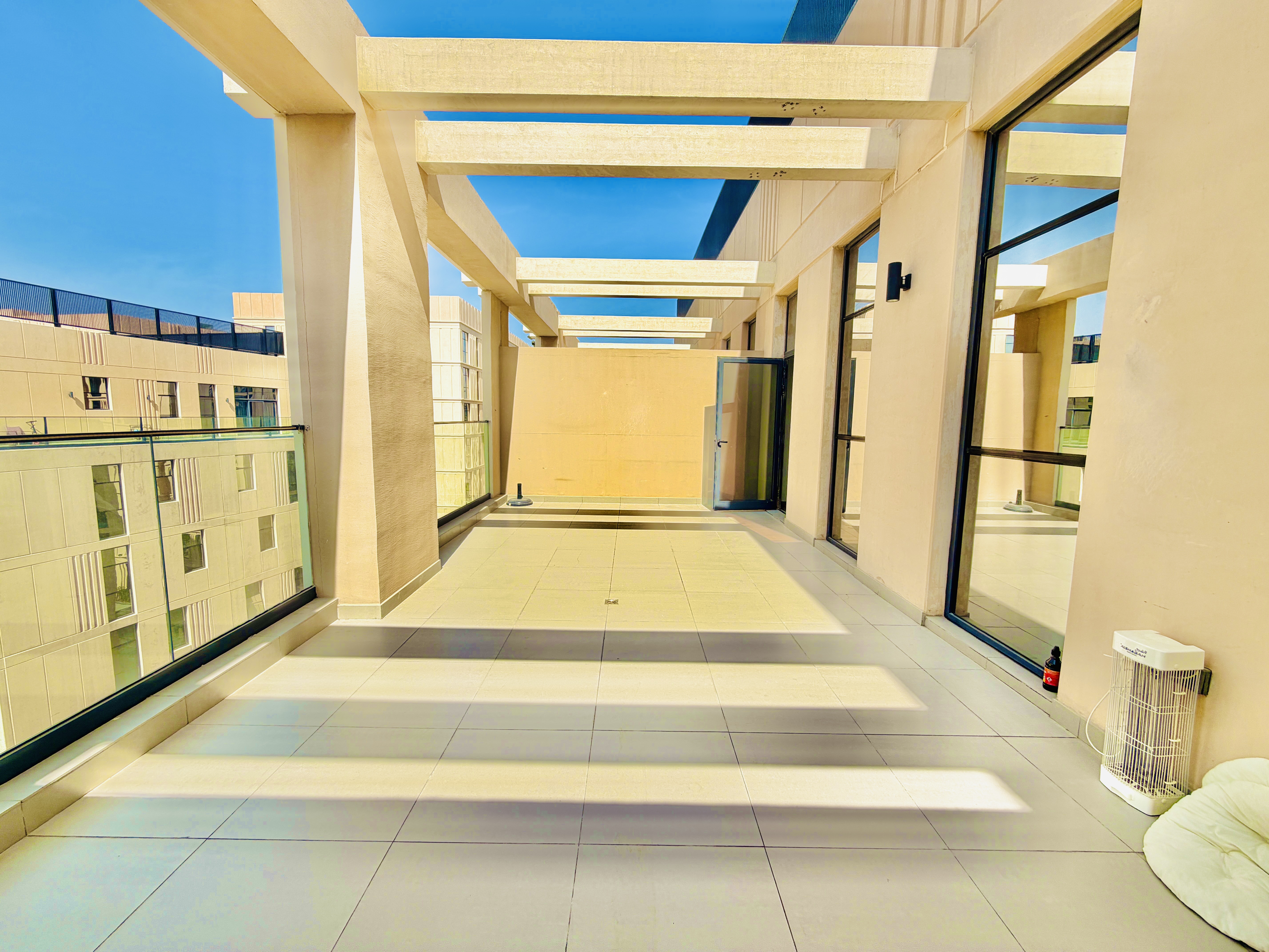 Spacious and Elegant Design Apartment | Master-bedroom with Huge Terrace |