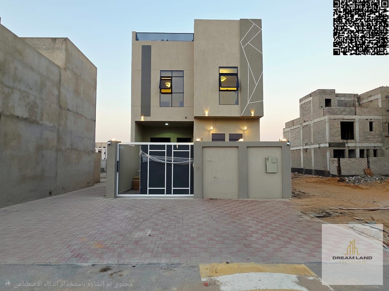 Own a villa in Al Zahia, 4 bedrooms and a roof, freehold ownership for all nationalities