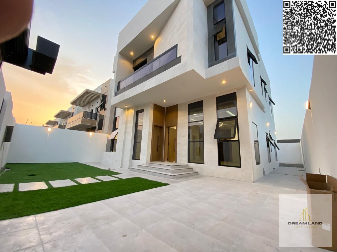A stunning 5-bedroom villa with built-in wardrobes is now for sale in a prestigious area of Al Zahy, including registration fees.