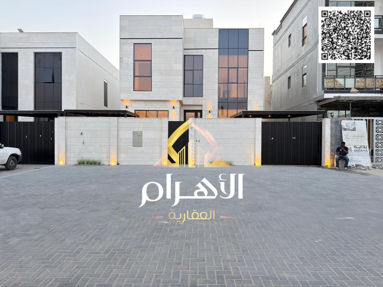 Own your dream villa, two floors plus a rooftop, with a super deluxe finish, in the Al Zahia area on Sheikh Mohammed Bin Zayed Road, directly from the