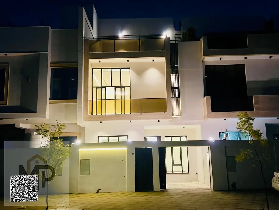 Townhouse for sale in Ajman | Al Yasmin area | 5 bedrooms, majlis, hall and roof | Freehold for all nationalities | Price includes registration fees.