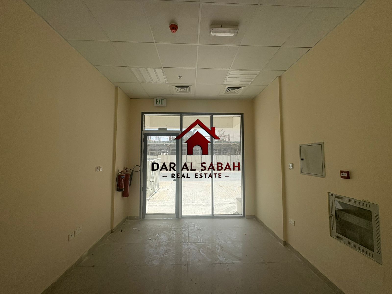On the road shop good location six cheques payment and security deposit check ready to move