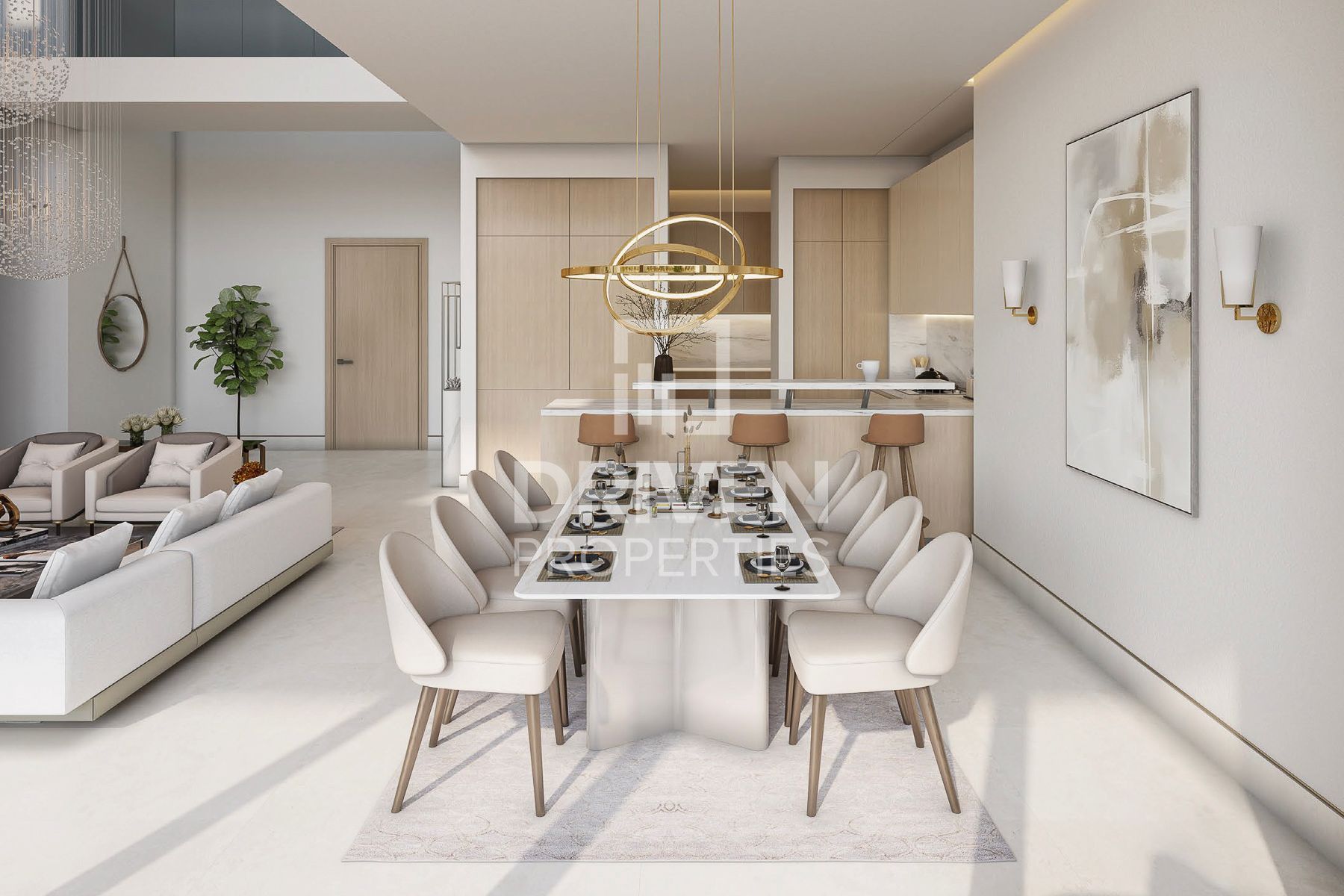 Unique Layout | High Floor | Golf Creek View
