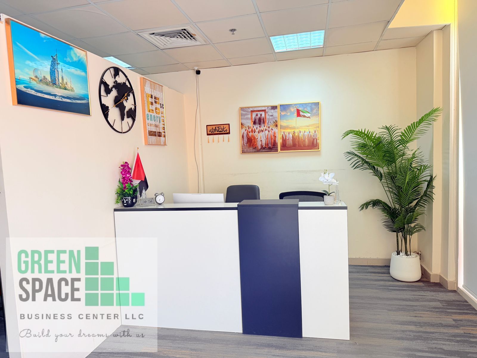 Fully Furnished Office-All Inclusive-DEWA, WIFI, REFRESHMENTS, CONFERENCE ROOM