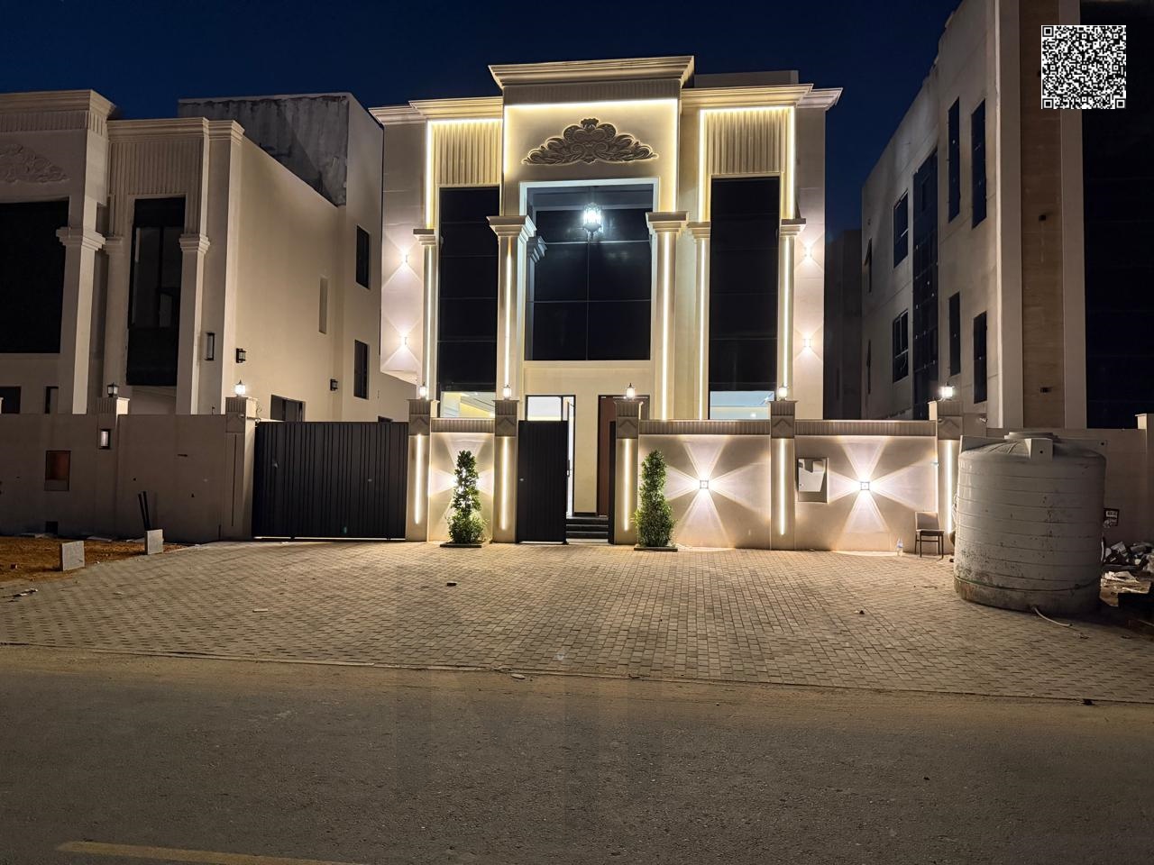 A luxurious classic villa in Al Helio 2 with a sophisticated design and distinctive finishes, a quiet location and spacious spaces for upscale family