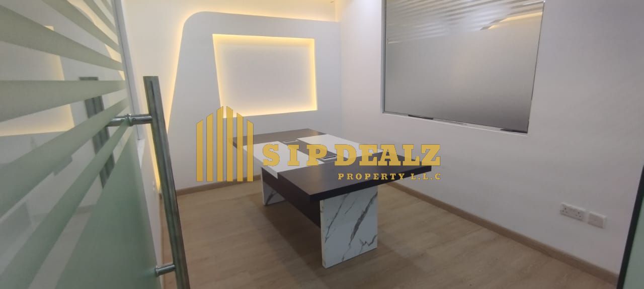 Fully Fitted Partitioned Office with a pantry and a washroom near Dnata office Al khabaisi road Deira