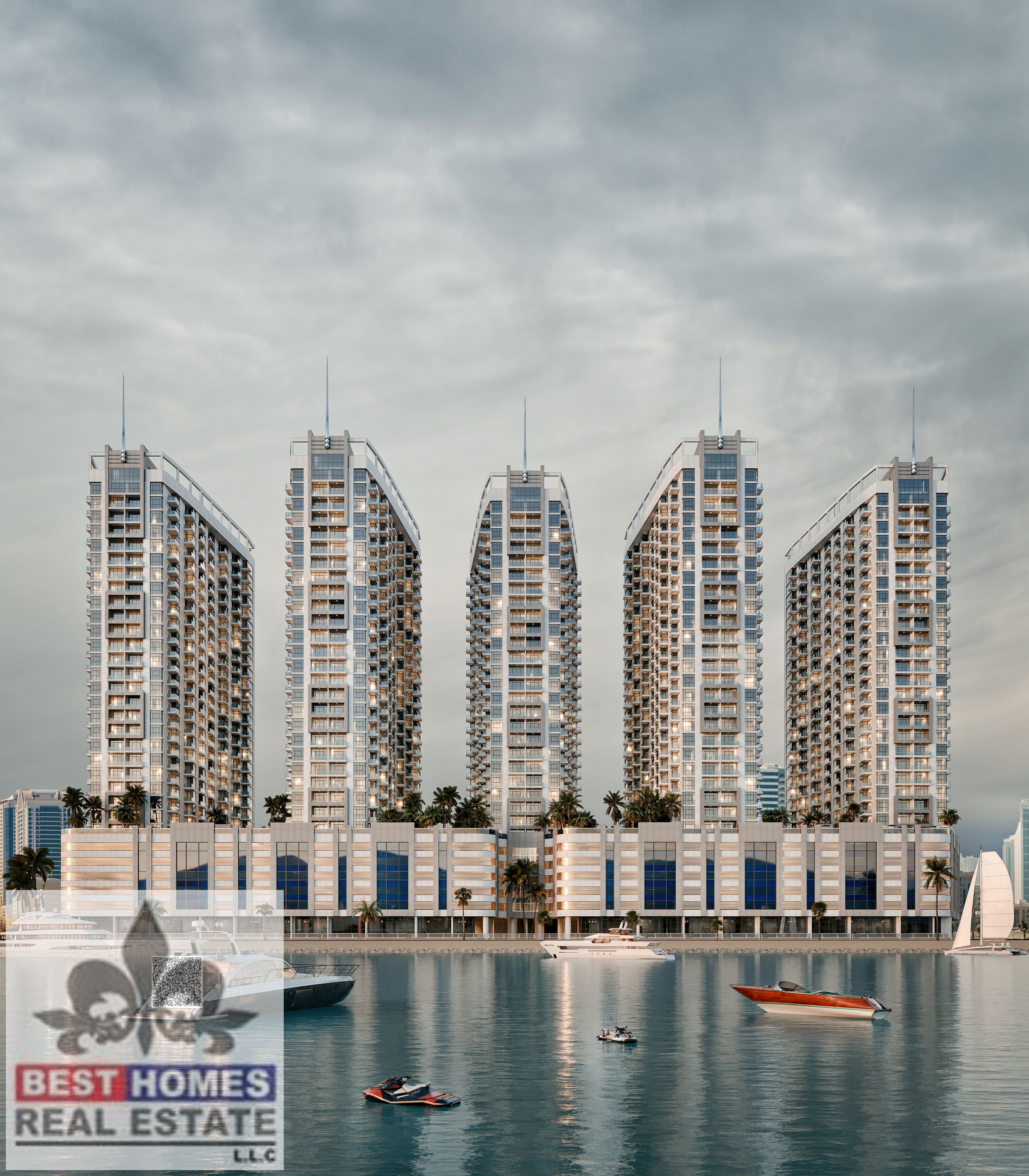 DREAM HOME APARTMENT ON BEACHFRONT IN AJMAN CREEK TOWERS 3BHK ON VERY BEST PRICE