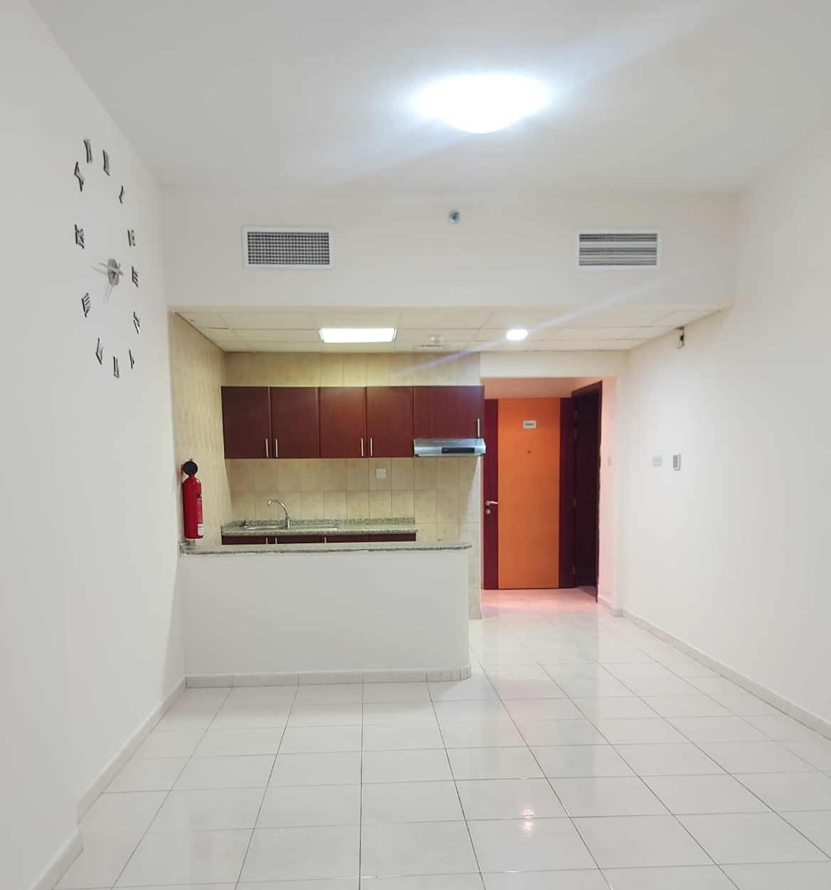 Prime location studio with good size available just in 26k near f24 bus stop shj call umair