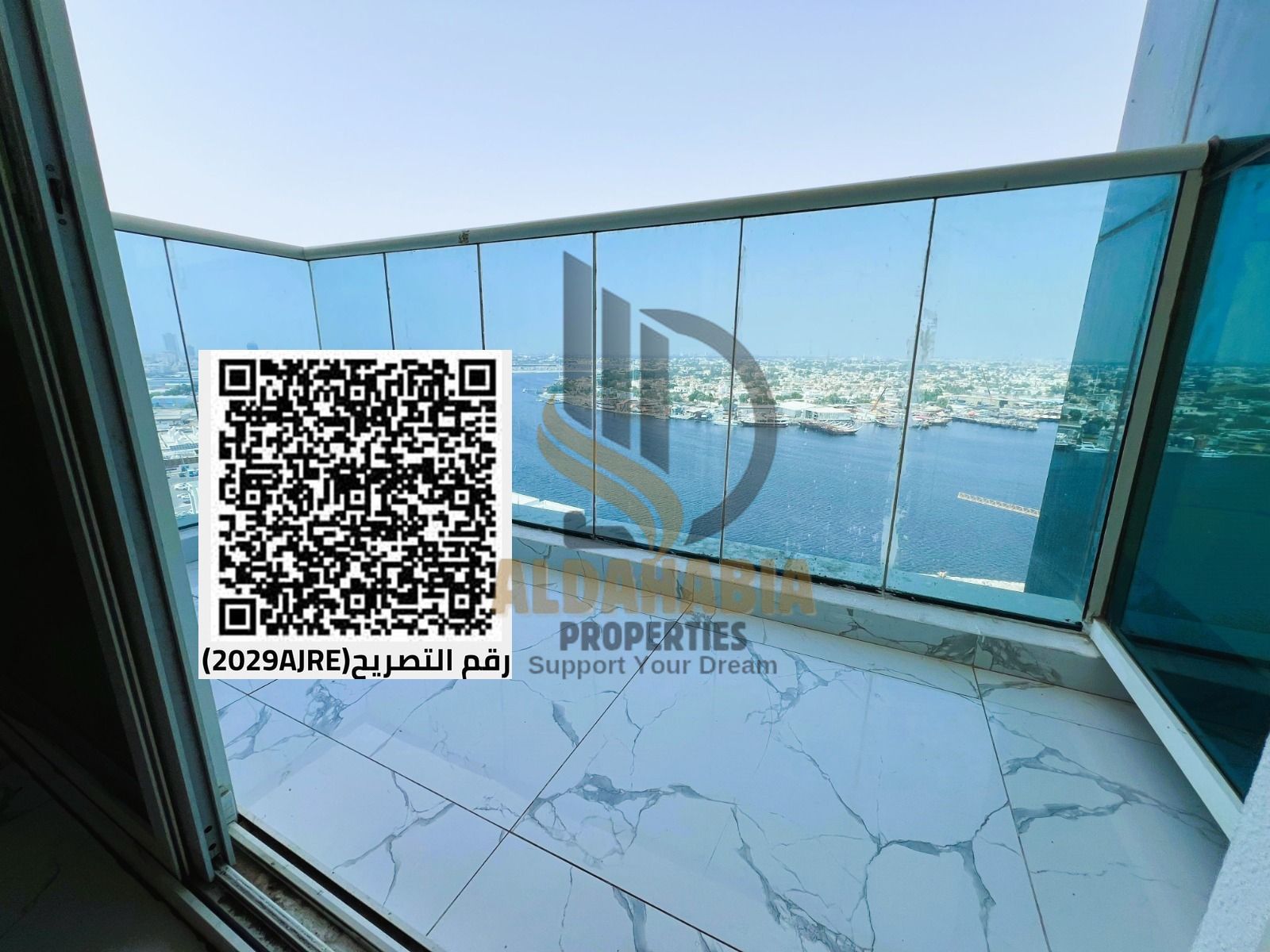 Two Bedroom Apartment for Sale with Creek View in Al Waha Tower 2 Ajman