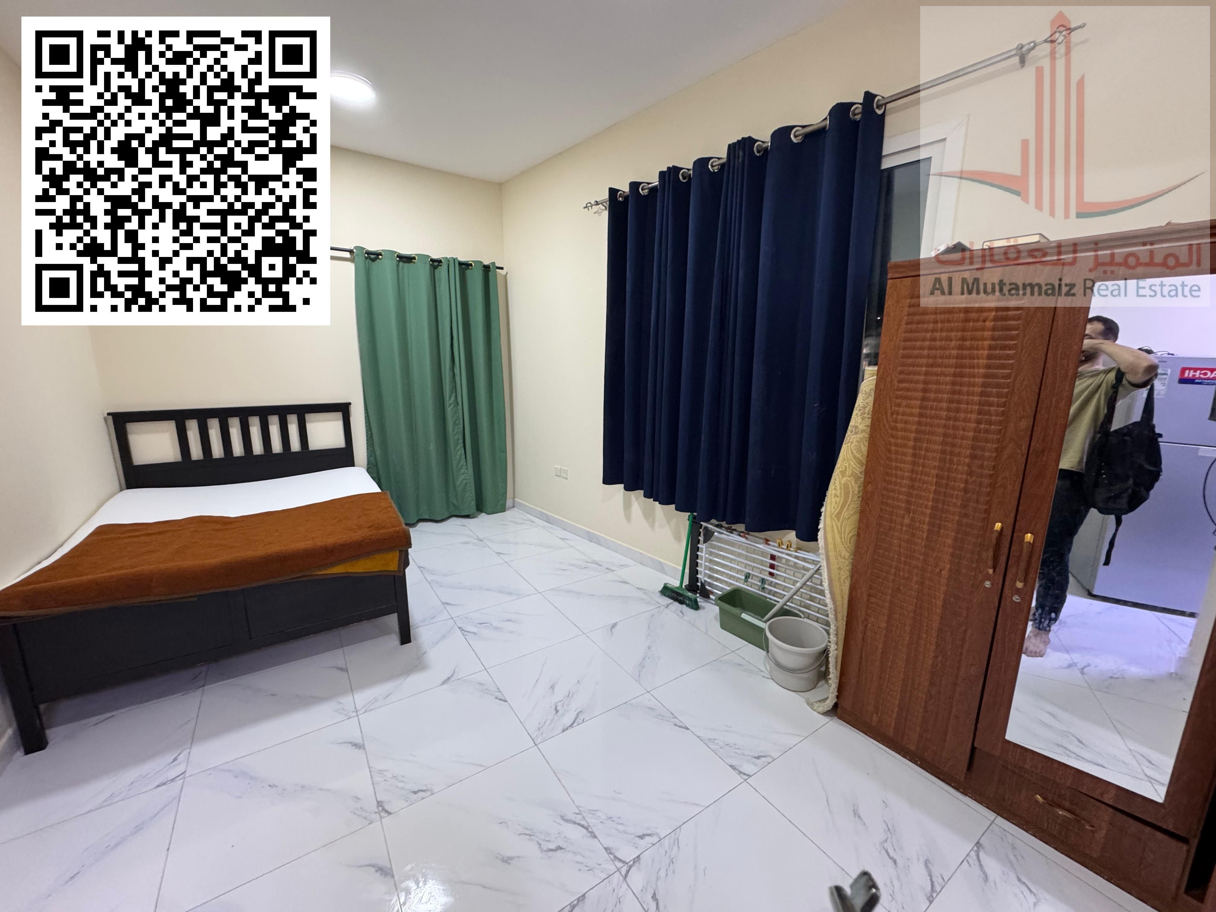 Furnished studio in Al Nakheel 2 area, very close to the Corniche