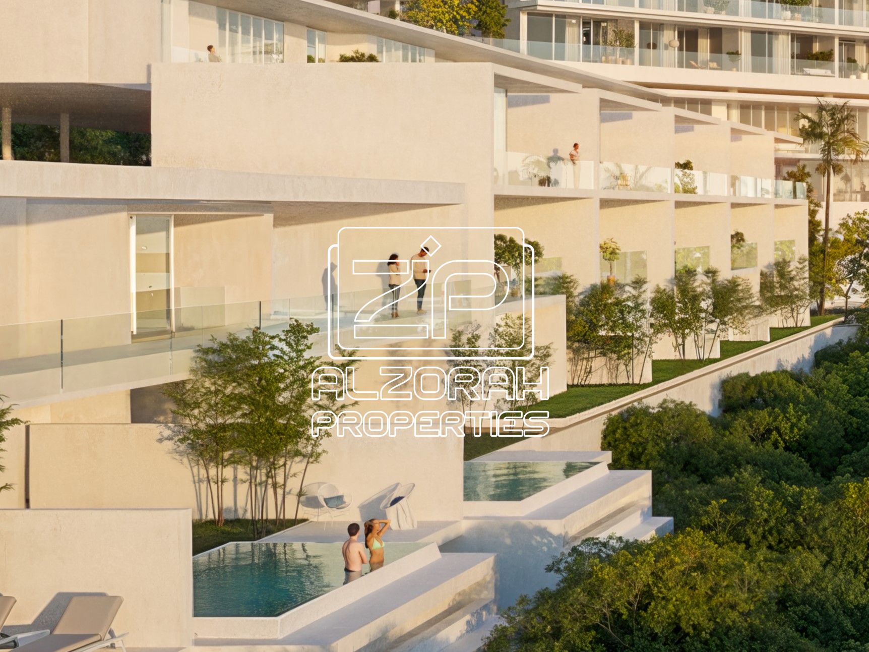 A Calm Family Community Framed by Mangroves