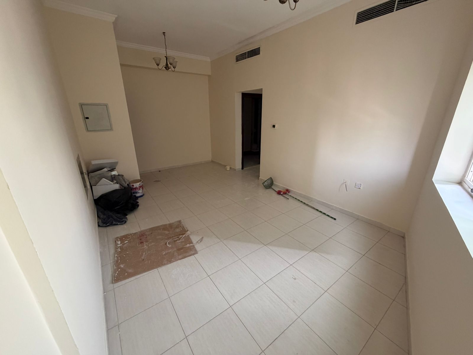 One bedroom and living room # Central air conditioning # Free maintenance # Al Rashidiya 1, Ajman