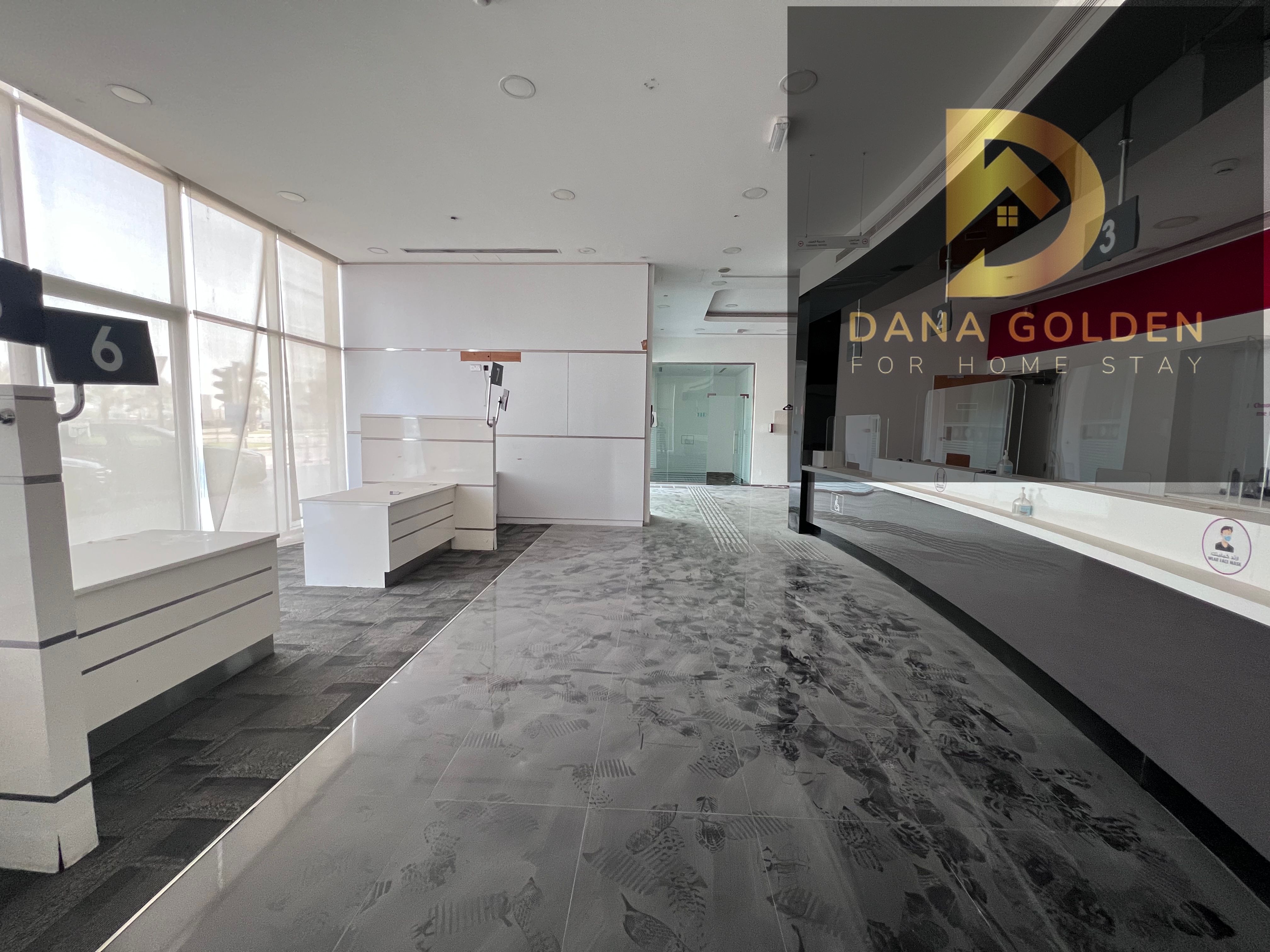 Two month free three parking free ready to move with two bathroom store room kitchen prime location suitable for a wide range of business activities