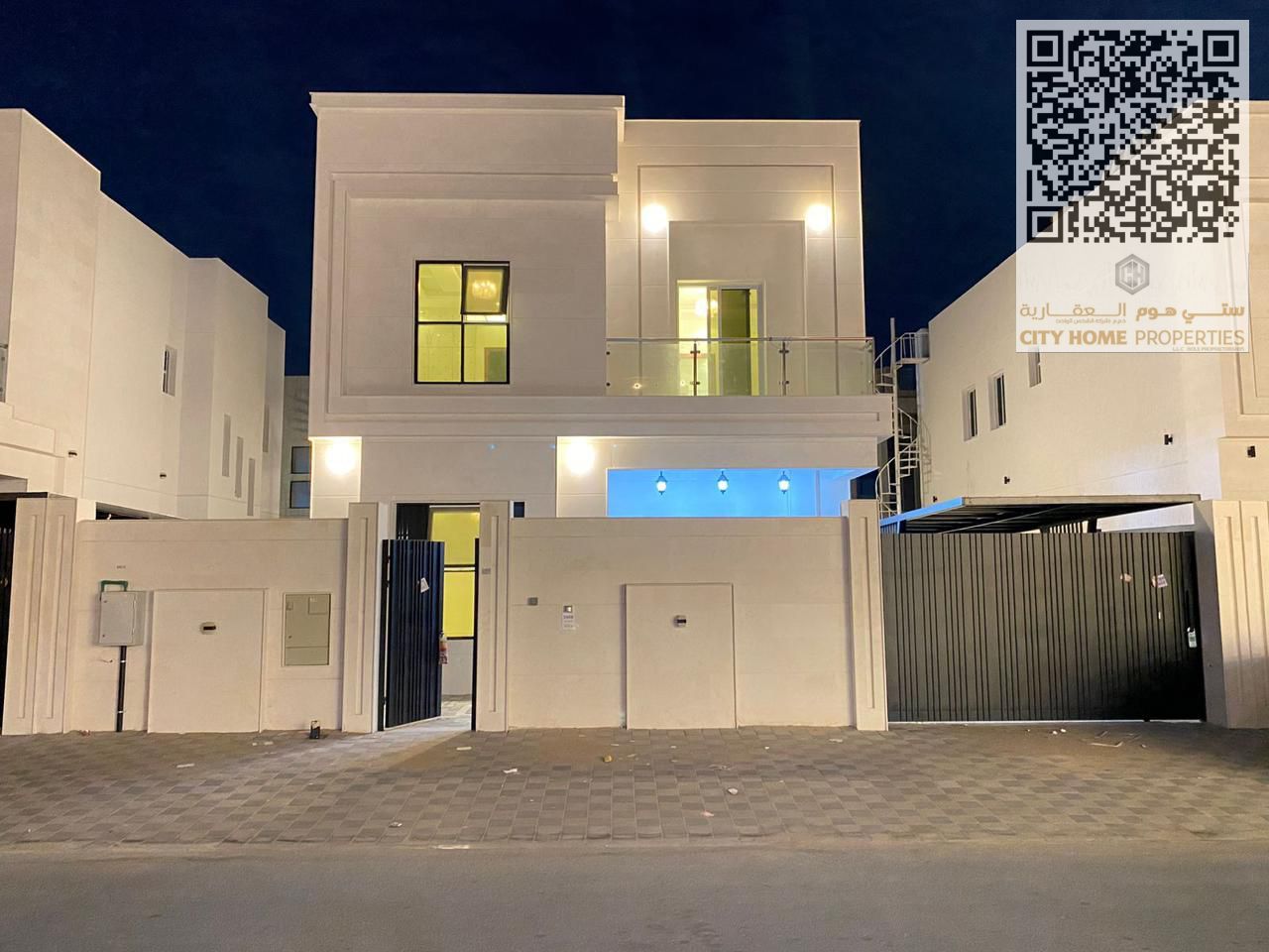 Villa for Rent in Al Zahya – First Tenant, Ready to Move In Immediately Two Floors (Ground + First) 5 Master Bedrooms Built-in Wardrobes