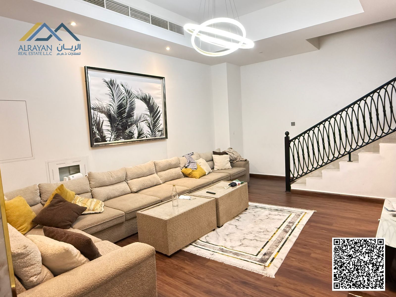 A unique residential opportunity for sale and investment in Al Zahia area Fully furnished Uptown apartment – 3 floors – in a vibrant area with e