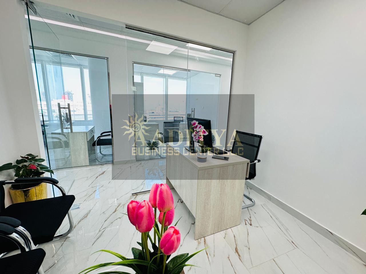 Fully Furnished office | Bank account assistance | free utilities