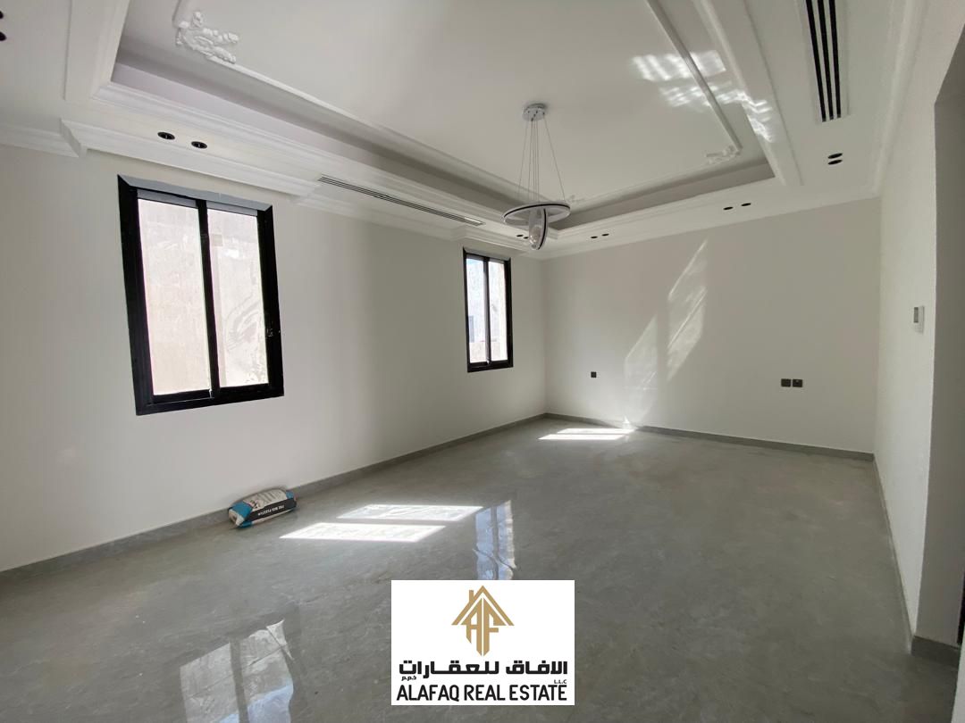 Luxury villa for sale in Al Zahya with 4,230 sq ft built-up area and 3,200 sq ft land, 6 bedrooms, including electricity, water, and central AC, price