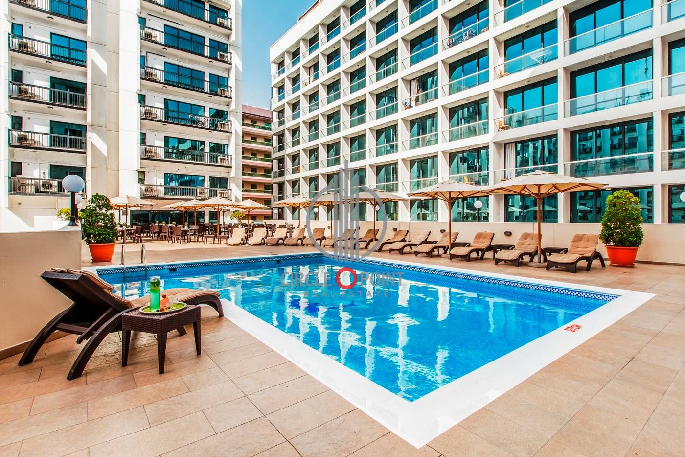 Full Furnished. . !! Dewa Free Studio with Balcony, Five Star Amenities in 4-Cheques