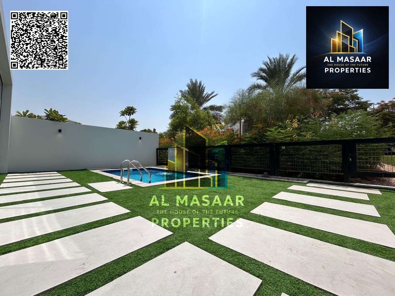In the heart of the Al Zorah golf courses, a smart villa fully equipped with air conditioning, electricity, and water, ready for immediate occupancy.