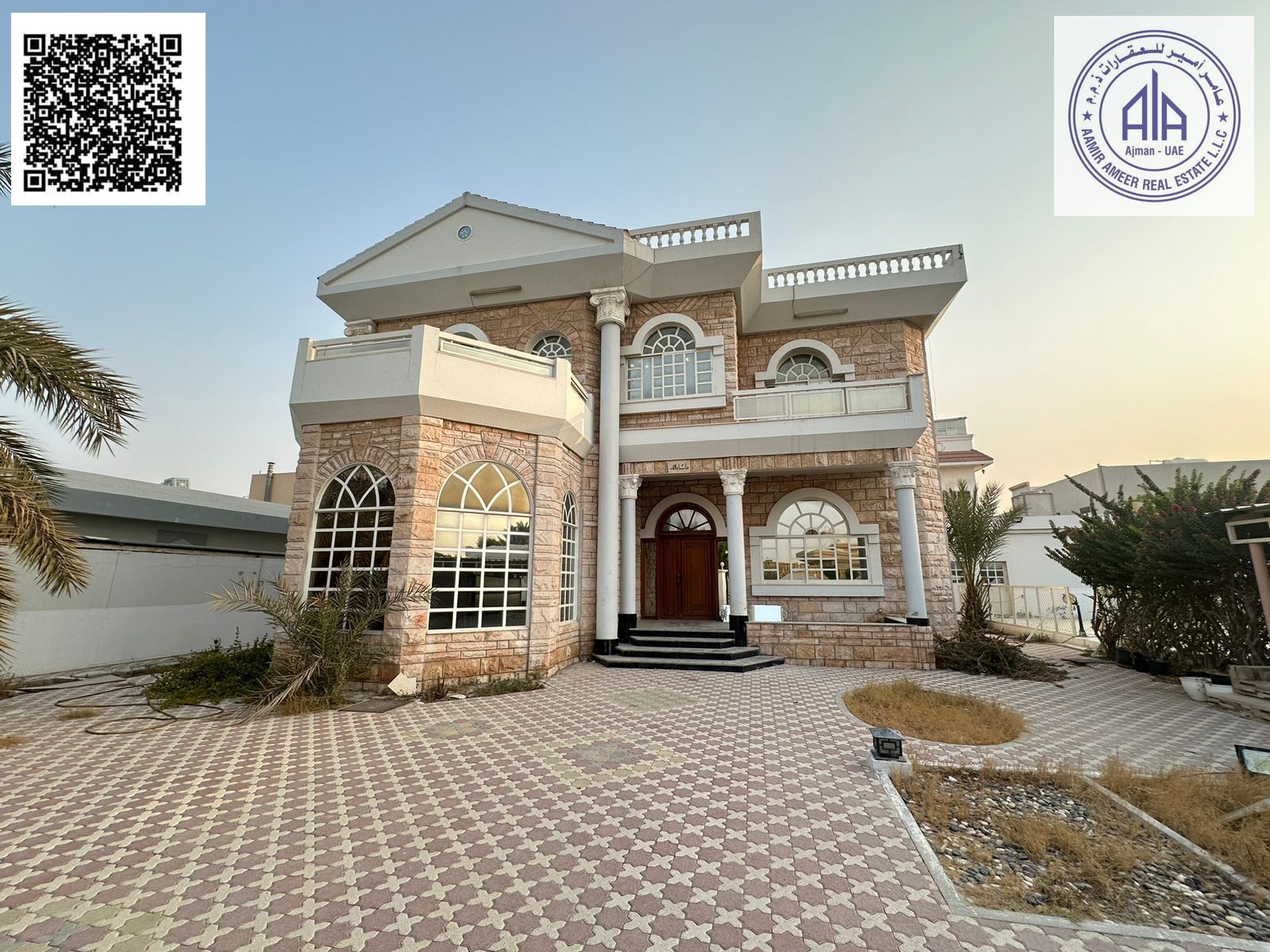 BEAUTIFUL VILLA FOR RENT IN SHARJAH RAMAQIA WITH SWIMMINGPOOL