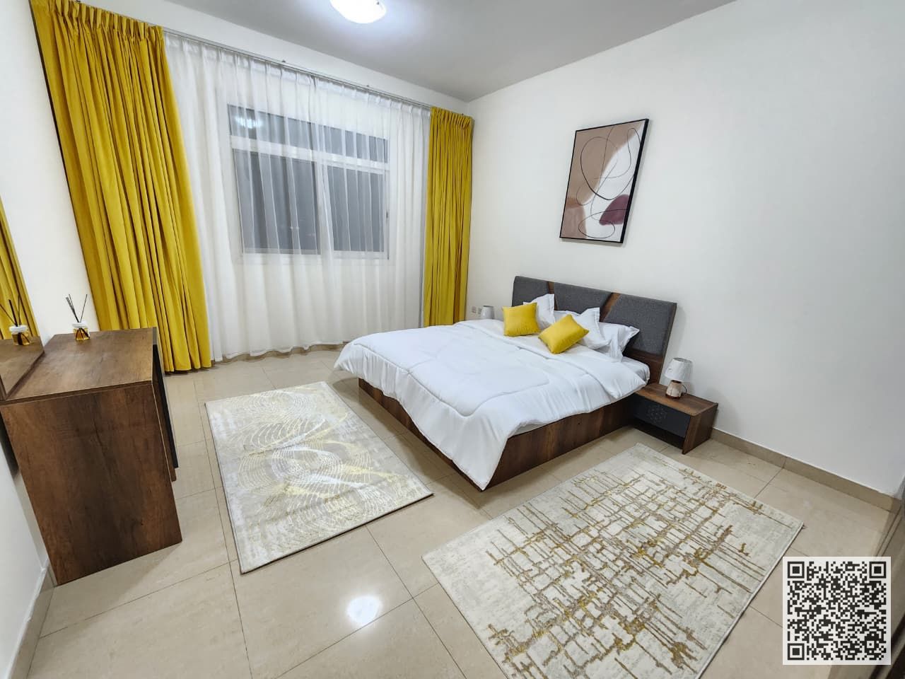 VIP Apartment - First Occupancy Spacious one-bedroom apartment with a balcony for monthly rent in Ajman, Al Liwarah. Fully furnished,