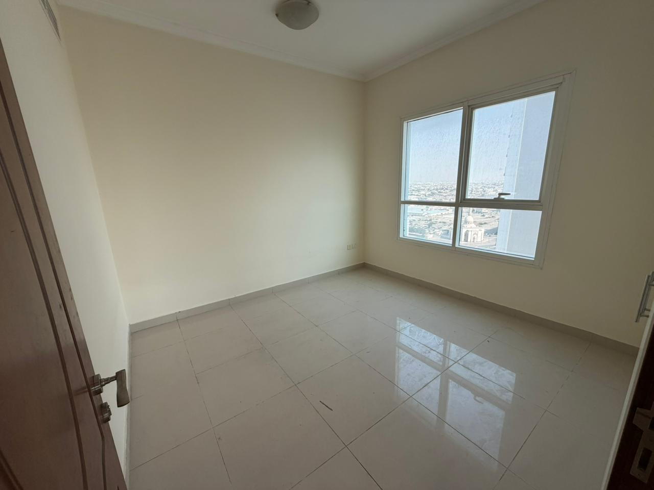 3BR + living in Al Taawun | 2nd tenant | 2100 sqft | Open view | Free parking | Large storage | Built-in wardrobes | Dubai exit