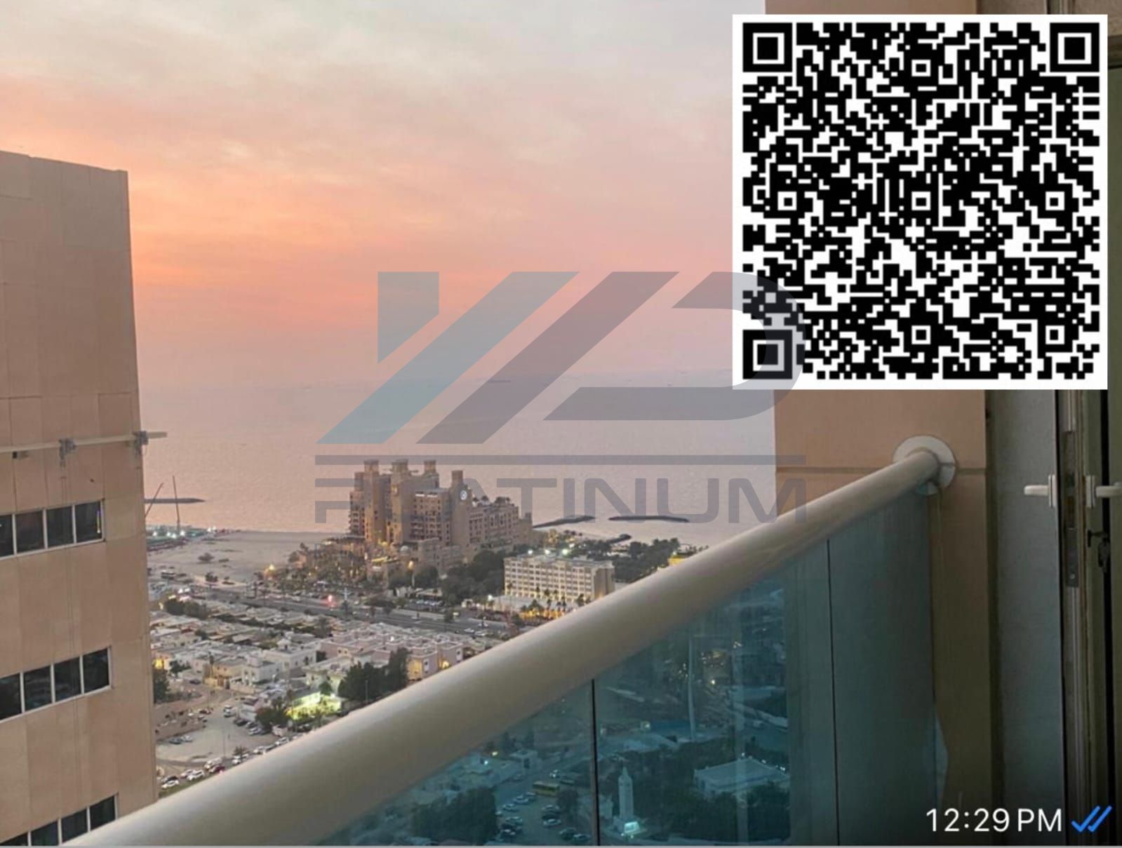 For sale, a luxurious and spacious apartment in a vital location and at a very reasonable price