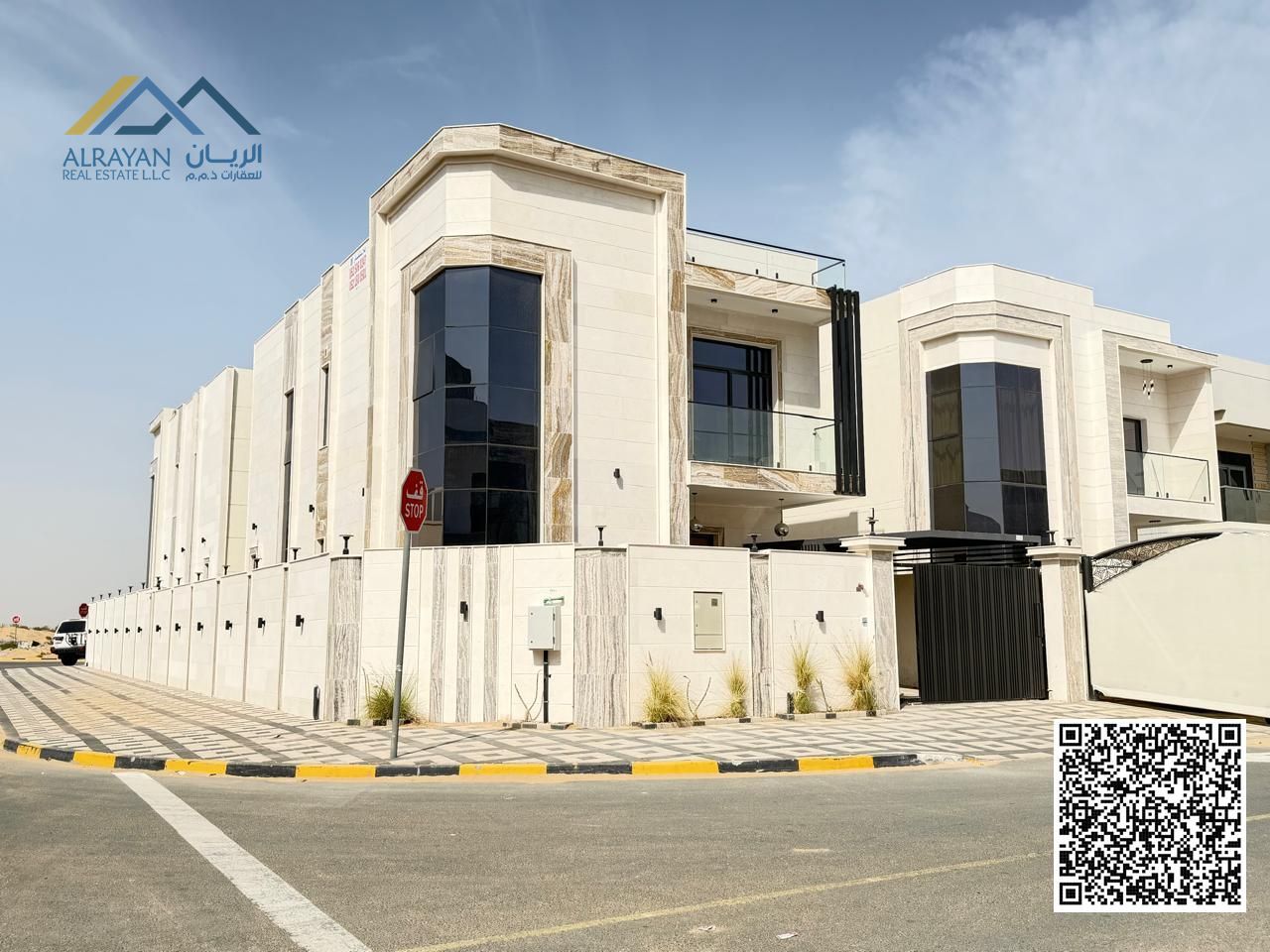 A unique residential opportunity for rent in Al Zahiyah Luxury corner villa for rent - two floors - in a vibrant area with stunning natural scener