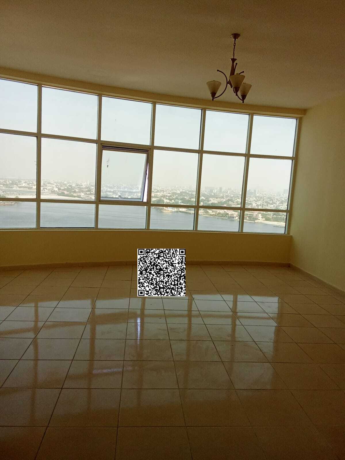 For annual rent: One bedroom and living room with panoramic view (no balcony) in Orient Towers. Rent: AED 40,000 (four installments) AED 35,000 (