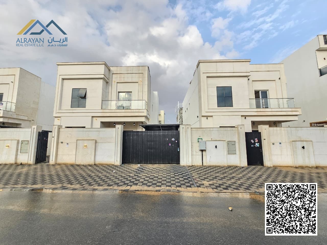 A unique residential opportunity for rent in Al Zahiyah Luxury villa for rent - two floors - in a vibrant area with stunning natural scenery Br