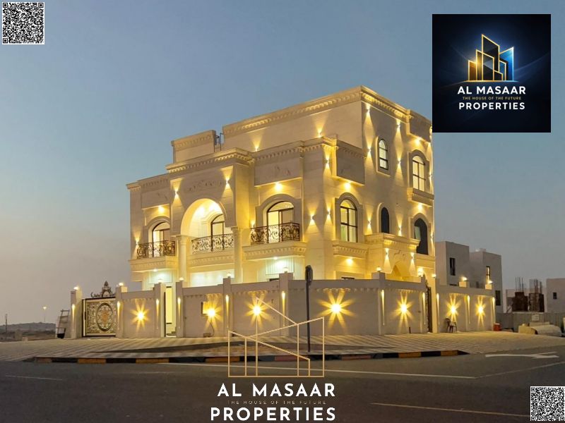 Villa for sale – Classic design – Corner villa on two streets – Prime location in Al Zahiyah area / Ajman. A unique opportunity (for sale) in one of t