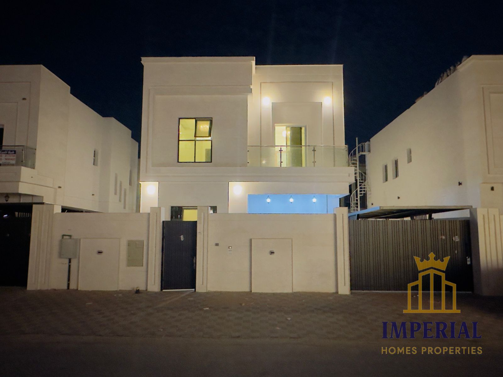 A brand new villa in Al Zahia, Ajman, with a distinctive design and modern style.