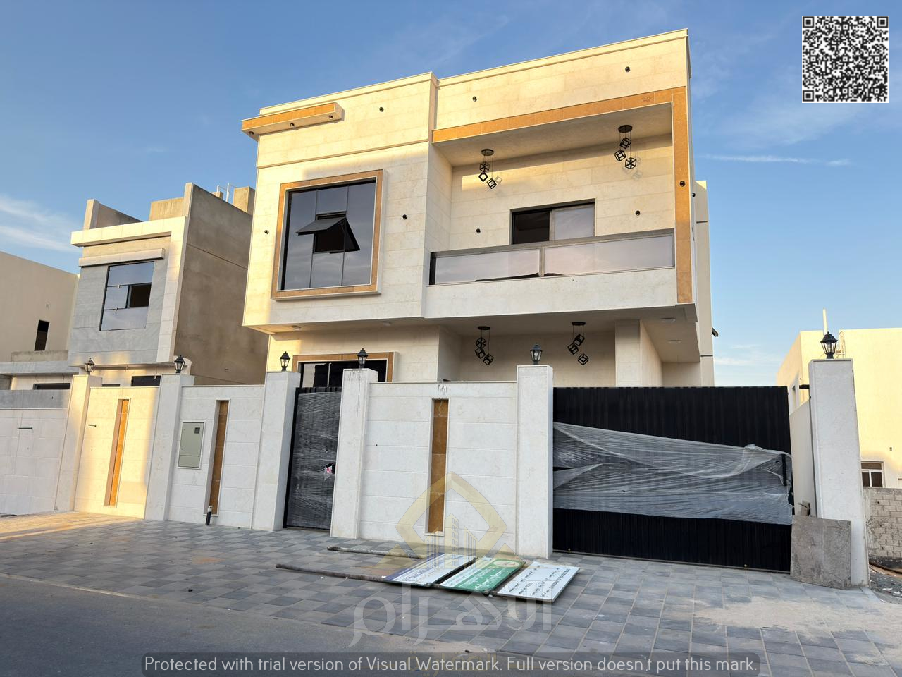 Luxury villa for sale in Al Zahia – Ajman | 5 master bedrooms + maid's room | Family lounge + majlis | 7 bathrooms | Area 3,600 sq ft