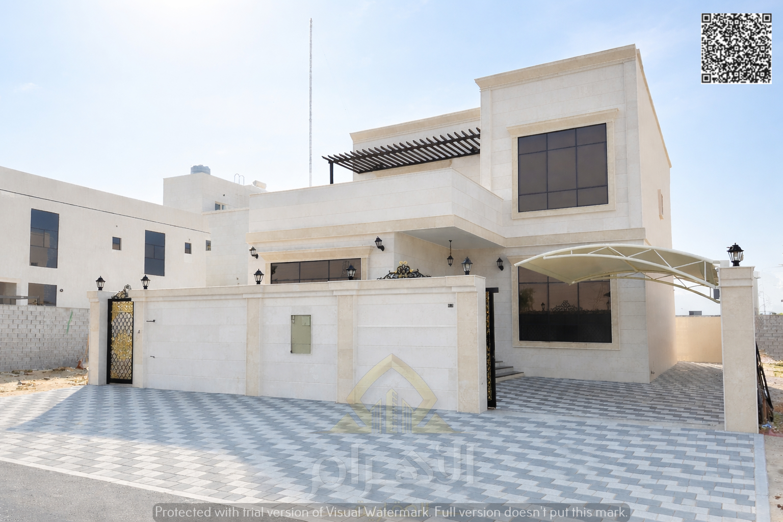 Standalone villa for sale in Al Zahia area, Ajman - 4 master bedrooms - maid's room - two floors and a roof - hotel-style finishing - freehold ownersh