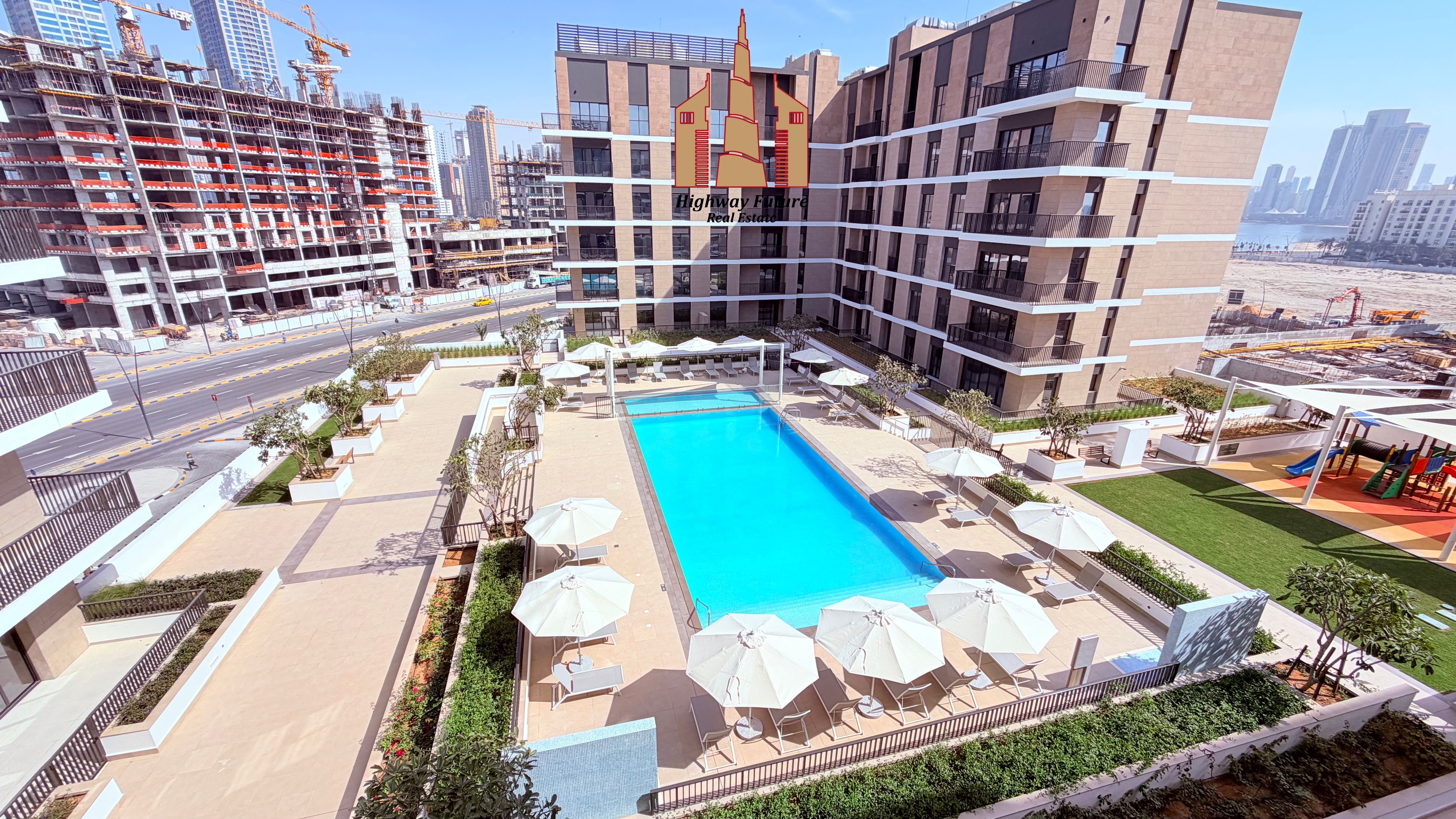 Brand New | Pool View | Luxurious 3-BR + Maid Room |
