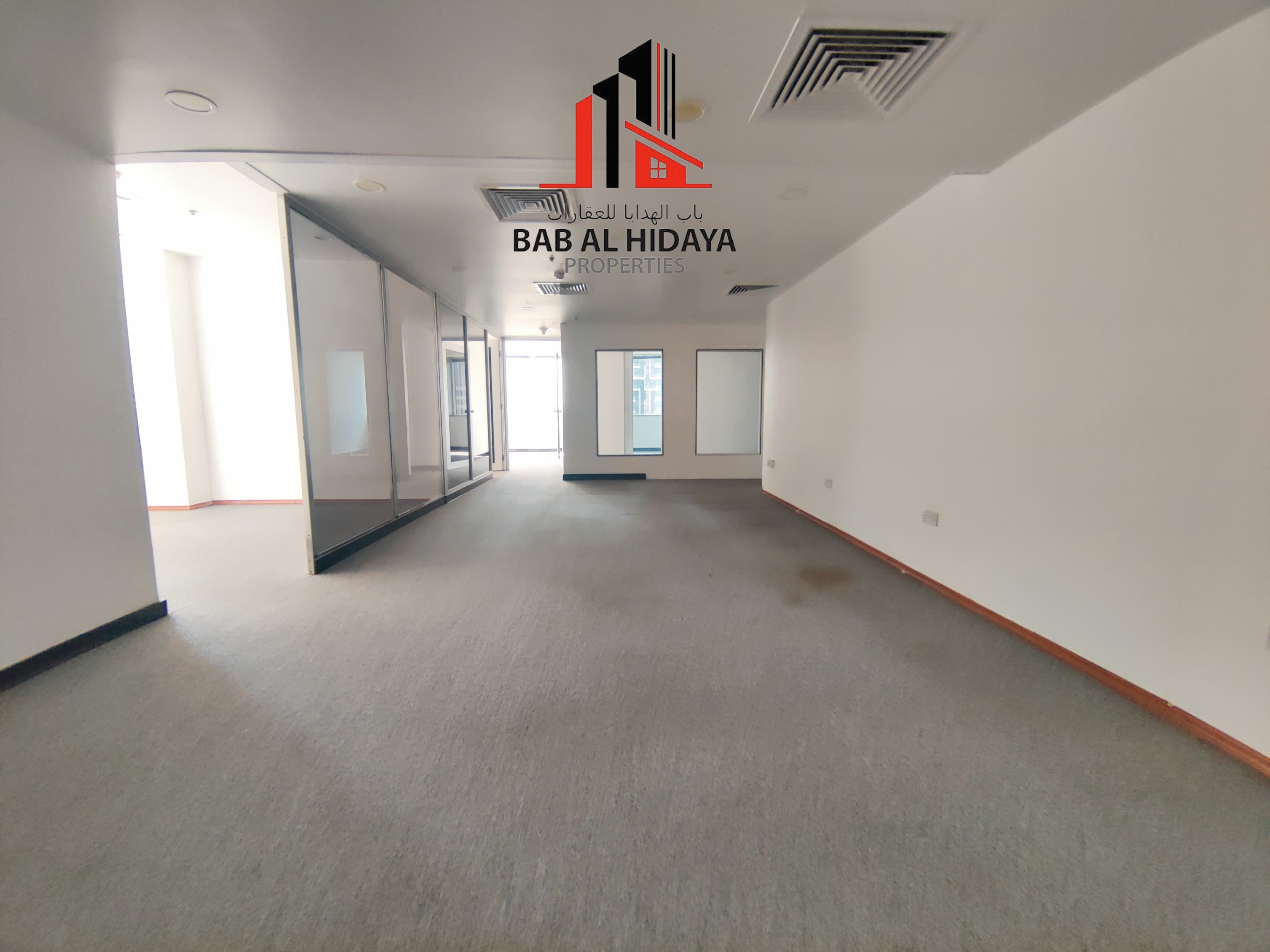 Fully Fitted Office | Sheikh Zayed Road | With Partitions | Free Parking