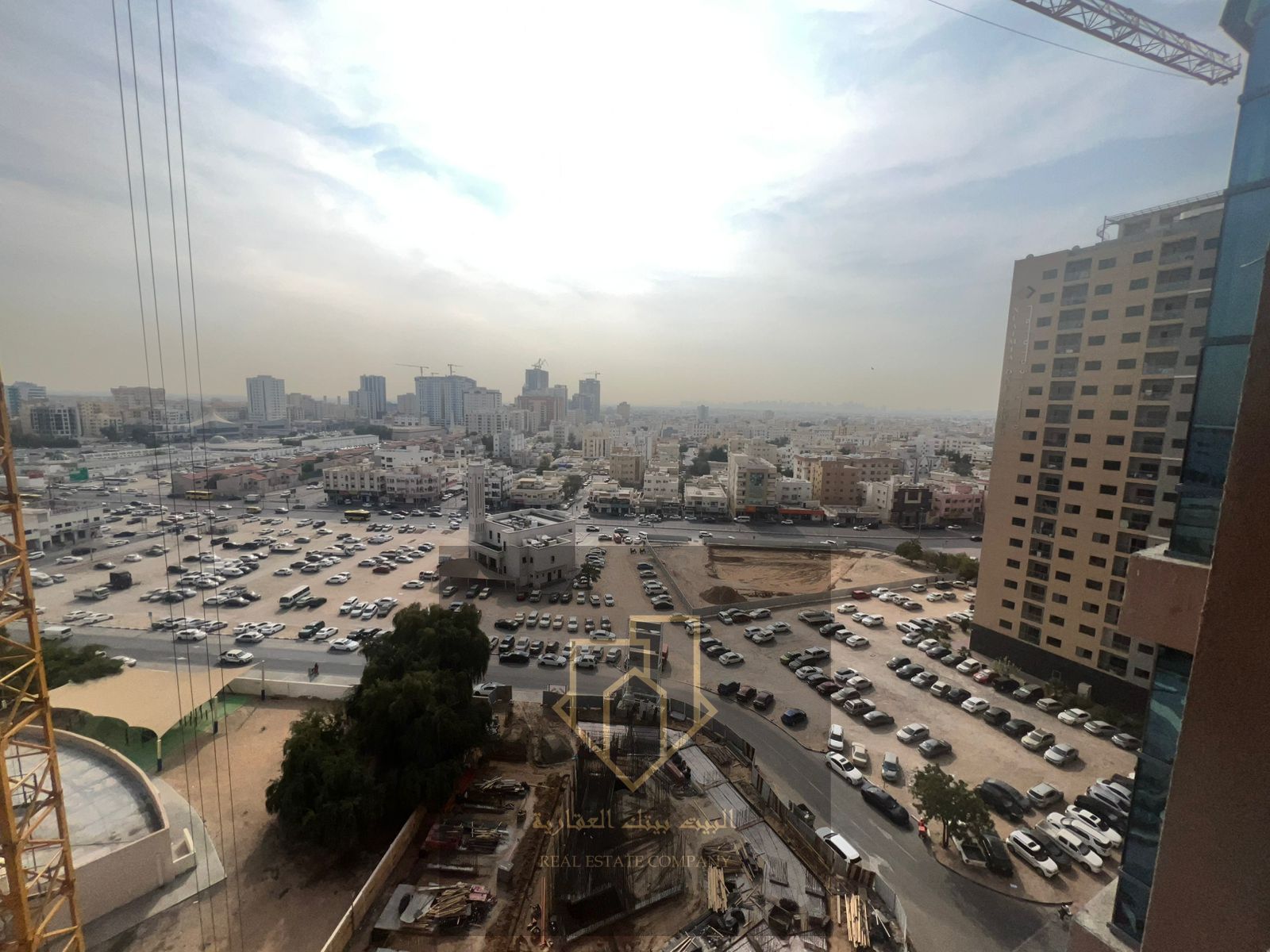 Spacious studio in Al Nuaimiya Tower C, featuring an open American kitchen, bathroom, and balcony with natural light. Ready for living or investment, prime location close to services and main roads.
