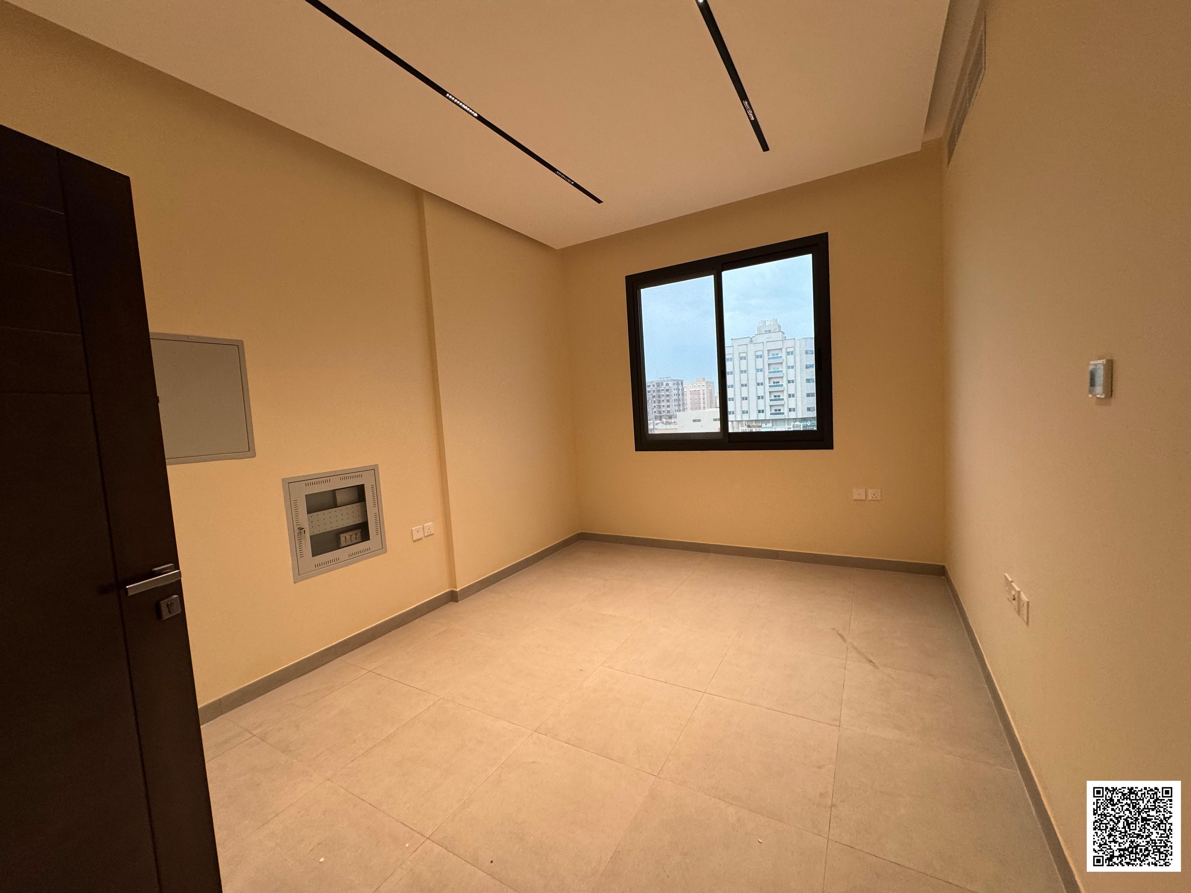 Luxury 2-bedroom apartment for annual rent in Ajman – master bedroom, 2 bathrooms, balcony, built-in wardrobes, modern lighting and decor, close to al