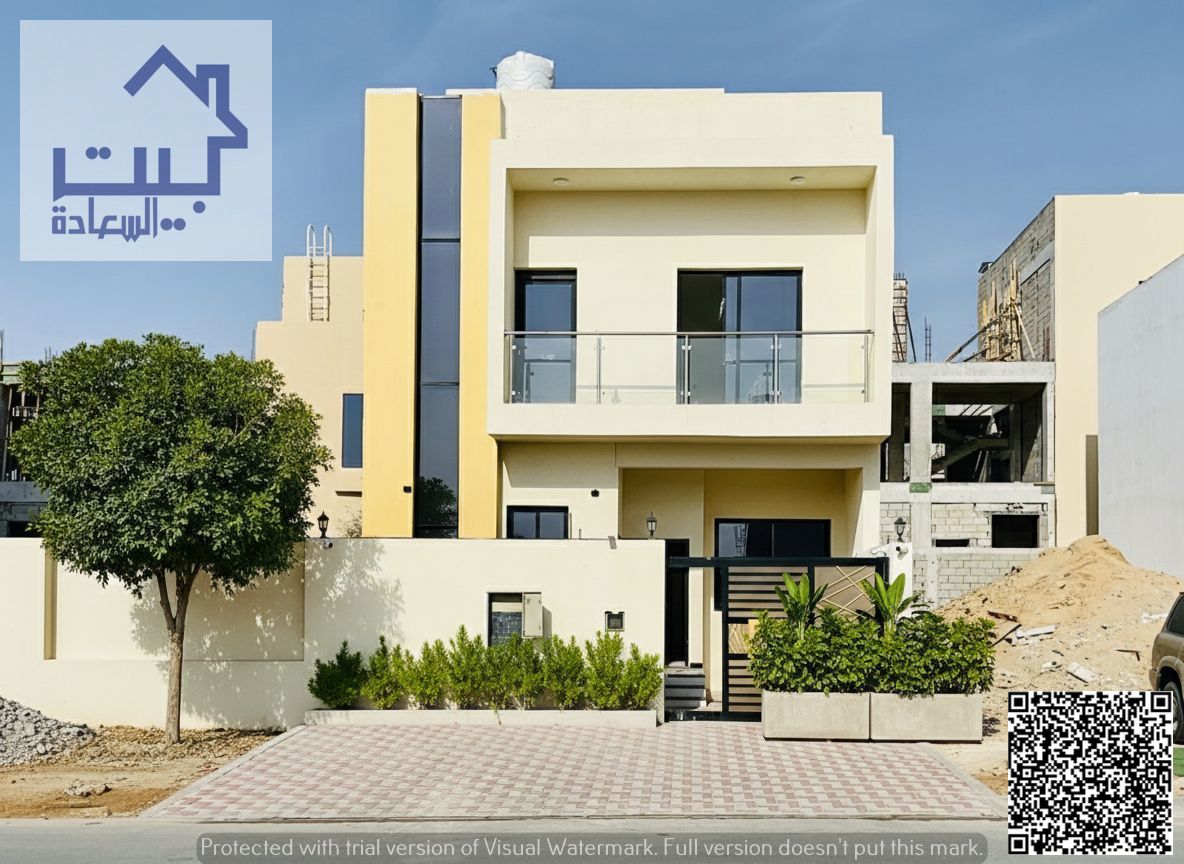 Villa for sale – distinguished townhouse in a prime location in Al Helio 2, Ajman. A special opportunity in one of the most upscale and quiet resident