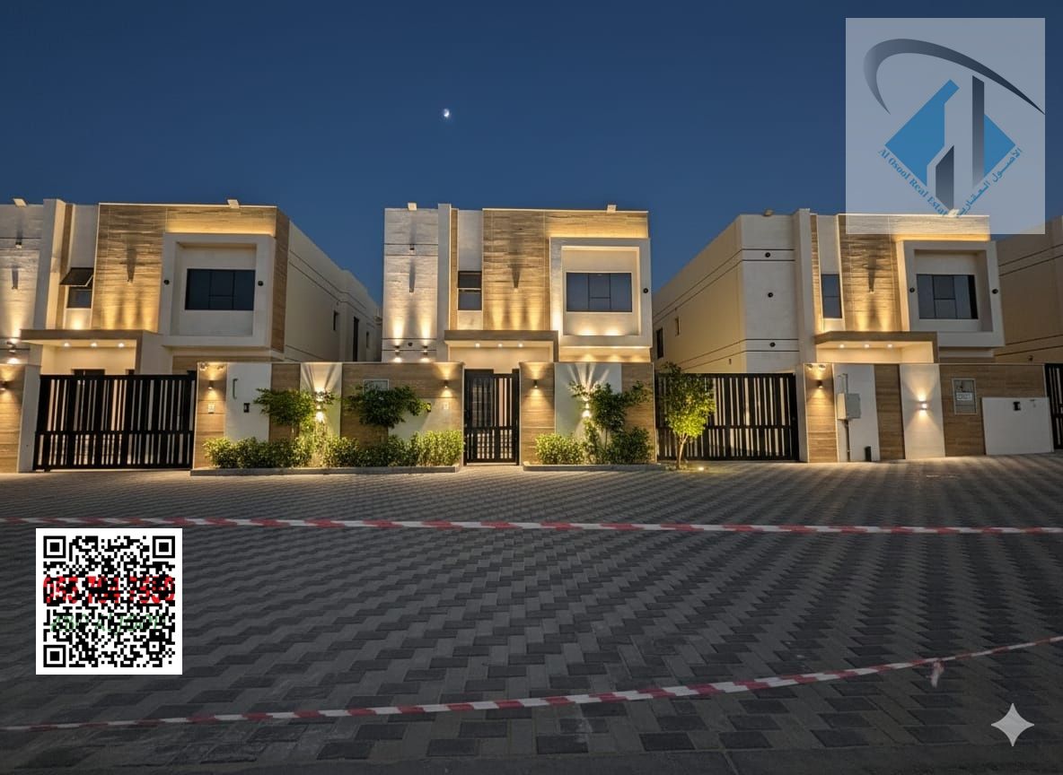 Villa for sale, special offer including registration and electricity, with a large yard, at a negotiable price, freehold ownership.