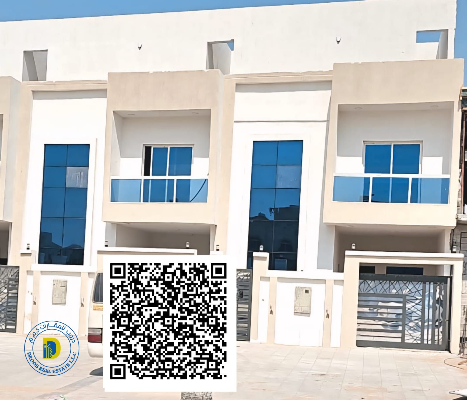For sale in the prestigious Al Helio 2 area of Ajman: a luxurious 4-bedroom villa with a roof terrace at an attractive price.