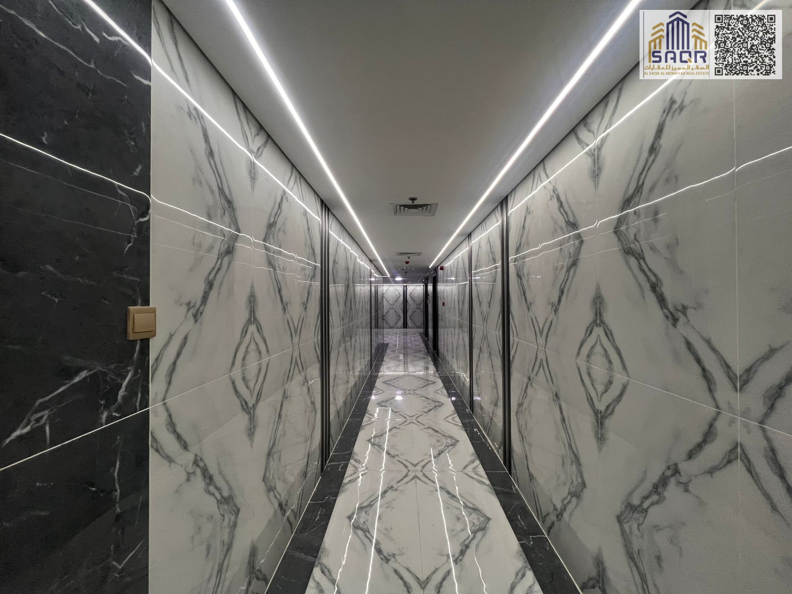 Luxury residential apartment featuring two bedrooms and a spacious living room with three bathrooms a private balcony and central air conditioning en