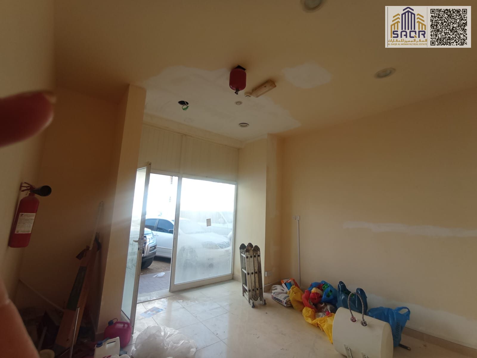 Shop number eight for rent in a prime lively location with practical space suitable for various commercial activities