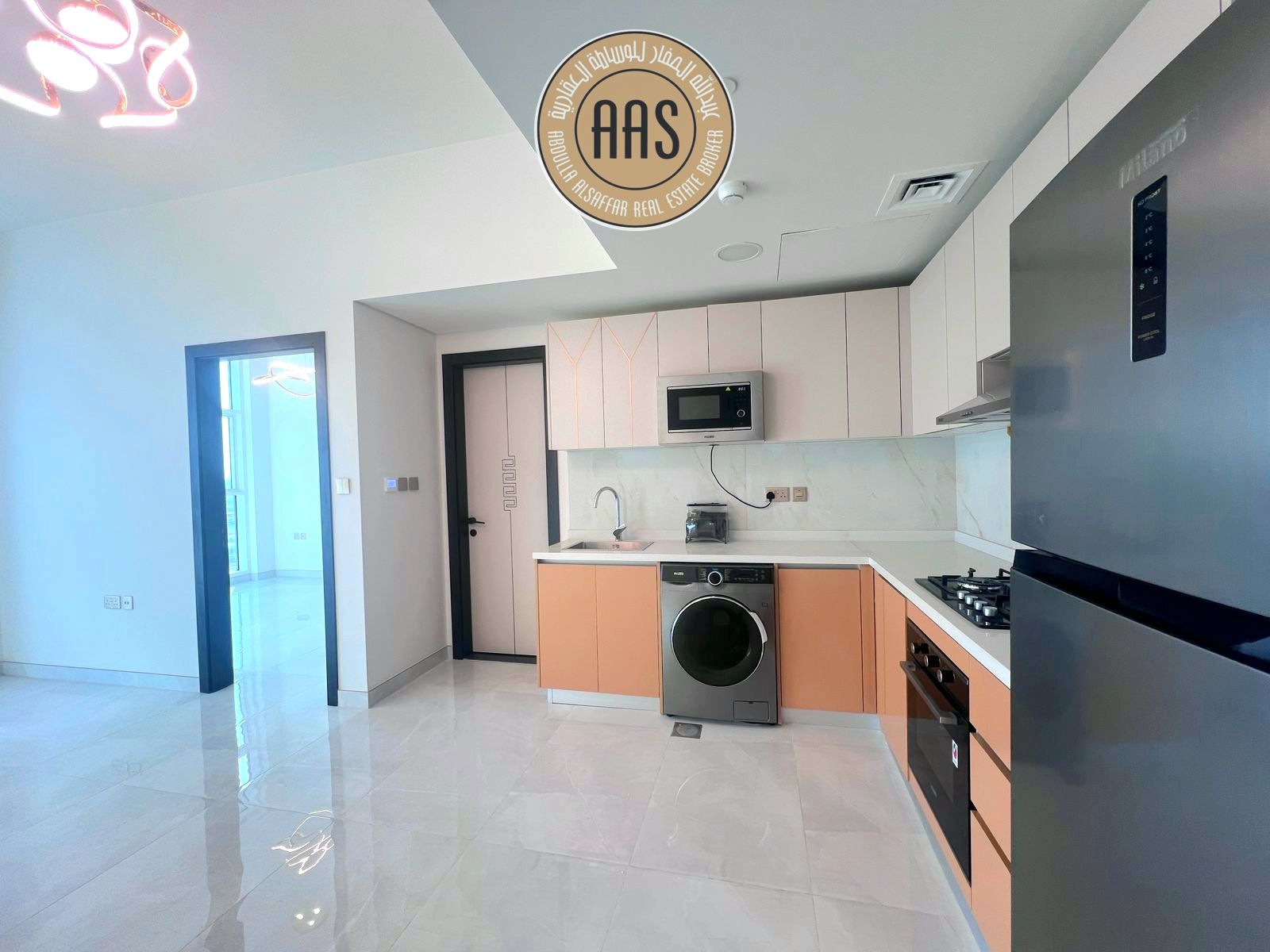 Brand New 1bhk with kitchen appliances only in 66k Higher Floor open view