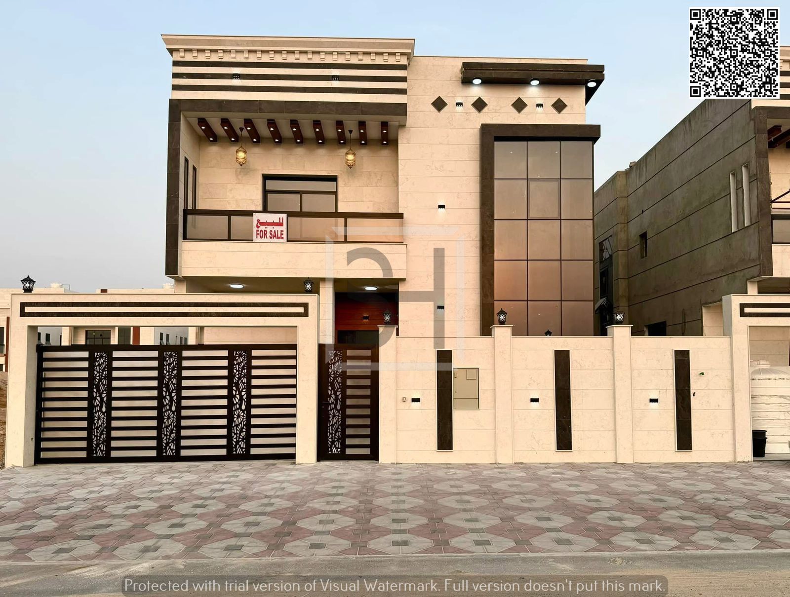 Villa for sale, including electricity, water, and air conditioning.