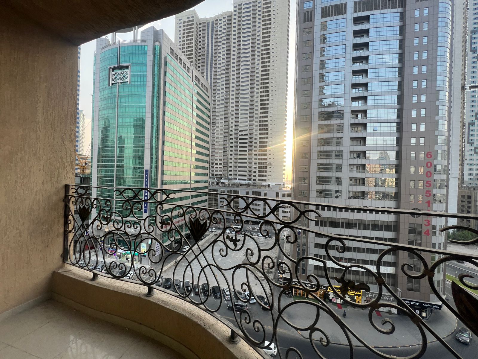 Free gym, pool & kids area, balcony with open city view, built-in wardrobes, central AC & gas, well distributed, spacious.